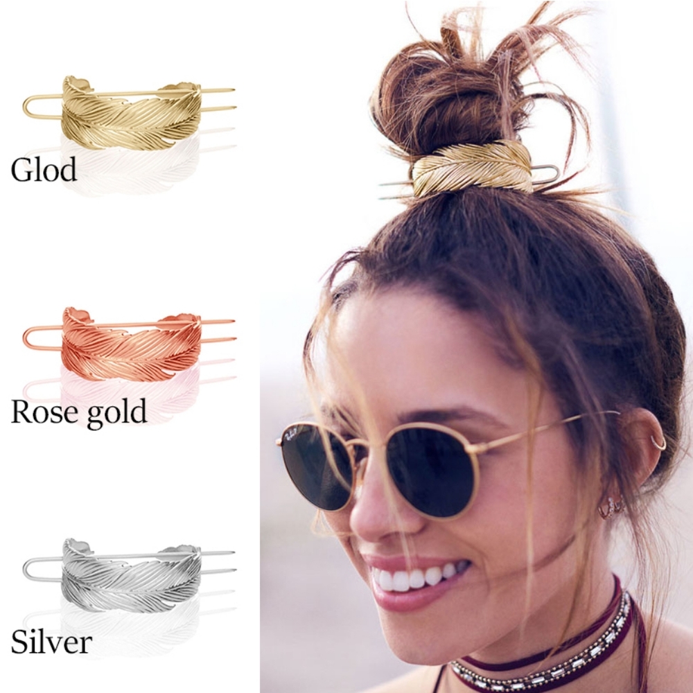 Hair bun cage Rose Gold